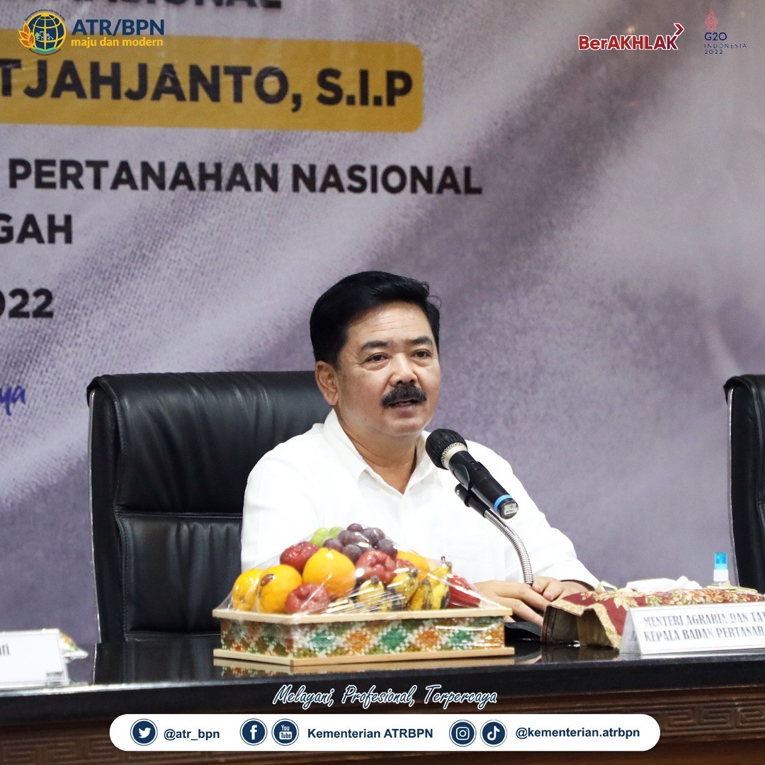 Menteri Hadi Tjahjanto Jamin Mengurus Sertifikat Tanah Bebas Pungli (FOTO: MNC Media)