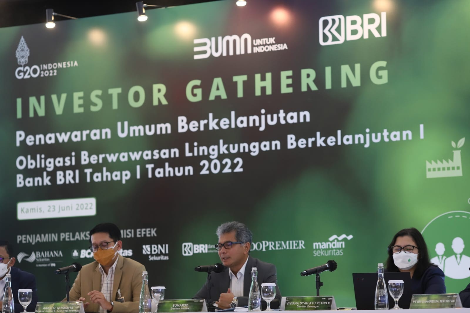 Terbitkan Green Bond Rp5 Triliun, BRI Tegaskan Sebagai Market Leader ESG Company di Indonesia. (Foto: Bank BRI/Adv)