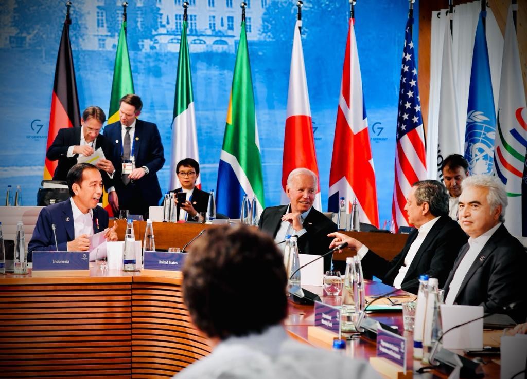 Presiden Jokowi Serukan G7 dan G20 Bersama Atasi Krisis Pangan Dunia. (Foto: MNC Media)
