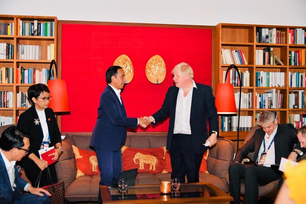 Jokowi dan PM Inggris Perkuat Kerja Sama Energi Baru Terbarukan. (Foto: Biro Pers Setpres)