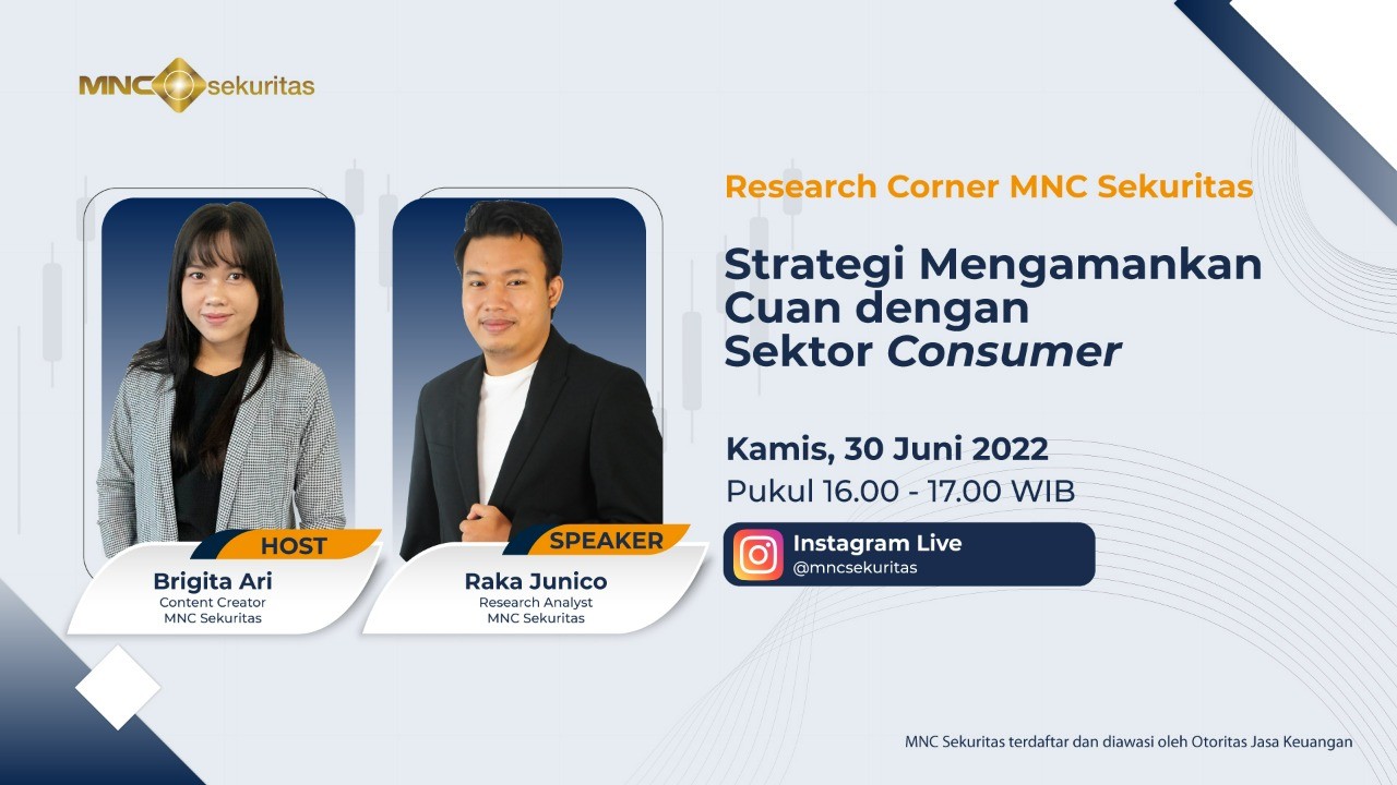 Simak Tips Cuan Investasi Saham Sektor Consumer di IG Live Research Corner Hari Ini (Dok.MNC)