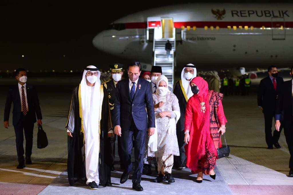 Tiba di Abu Dhabi, Jokowi Bakal Rapat hingga Salat Jumat dengan Investor dan Pebisnis PEA (Dok.MNC)