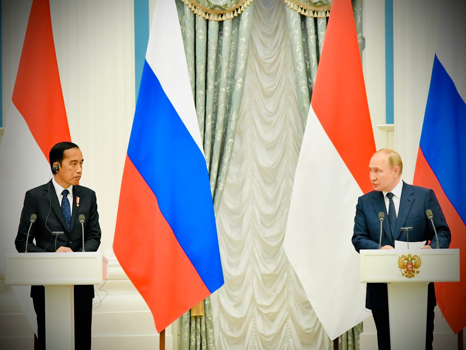 Presiden Jokowi Minta Rusia Jamin Keamanan Jalur Ekspor Pangan Ukraina (foto: MNC Media)
