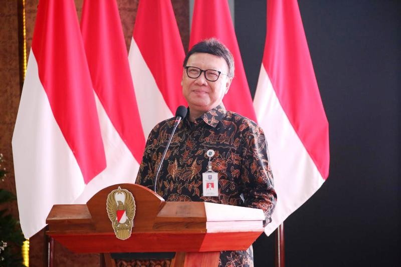 Perjalanan Karier Tjahjo Kumolo Menpan-RB, dari Pengurus Dua Partai hingga Dua Kali Menteri. (Foto : MNC Media)