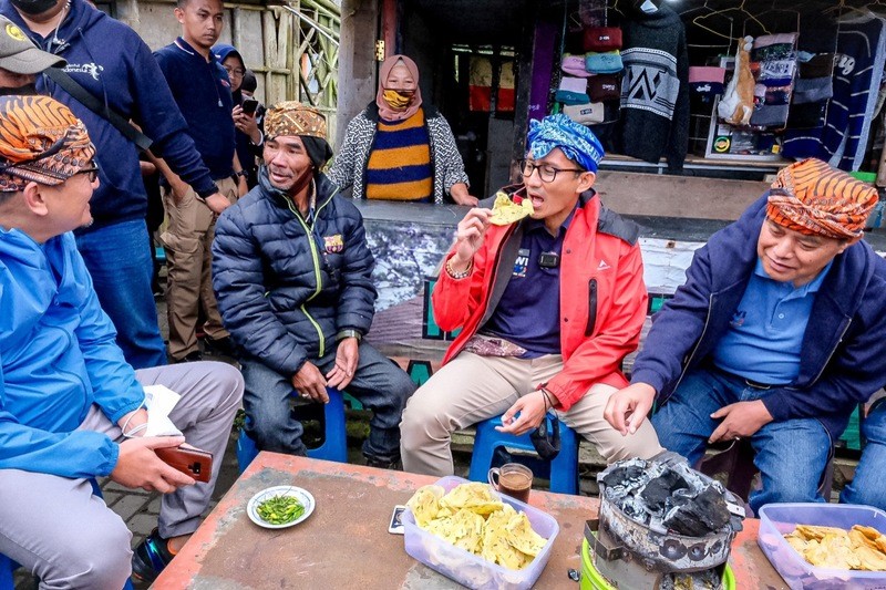 Kunjungi Desa Wisata Sembungan, Sandiaga Ungkap Soal Amanah hingga Pemulihan Ekonomi (Dok.MNC)