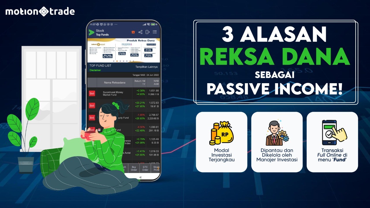 MNC Sekuritas Beber Tiga Alasan Reksa Dana sebagai Sumber Passive Income. (Foto: MNC Media)