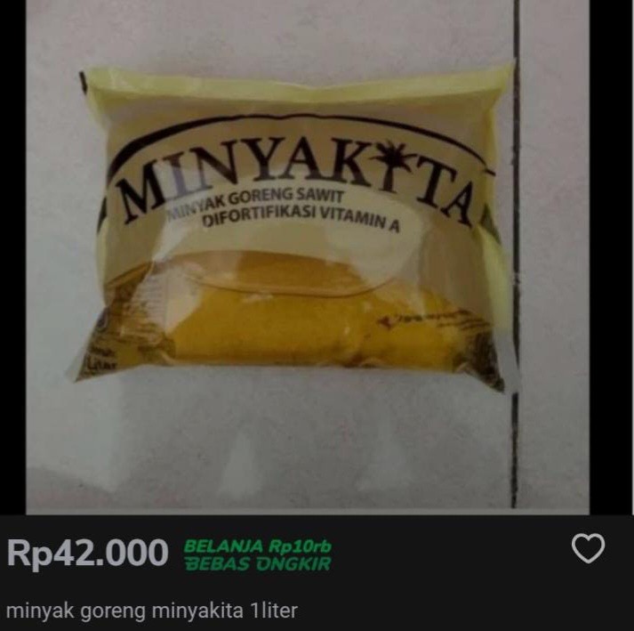Pak Mendag Tolong! Minyakita Dijual Online, Harganya Tembus Rp42.000 per Liter (FOTO:MNC Media)
