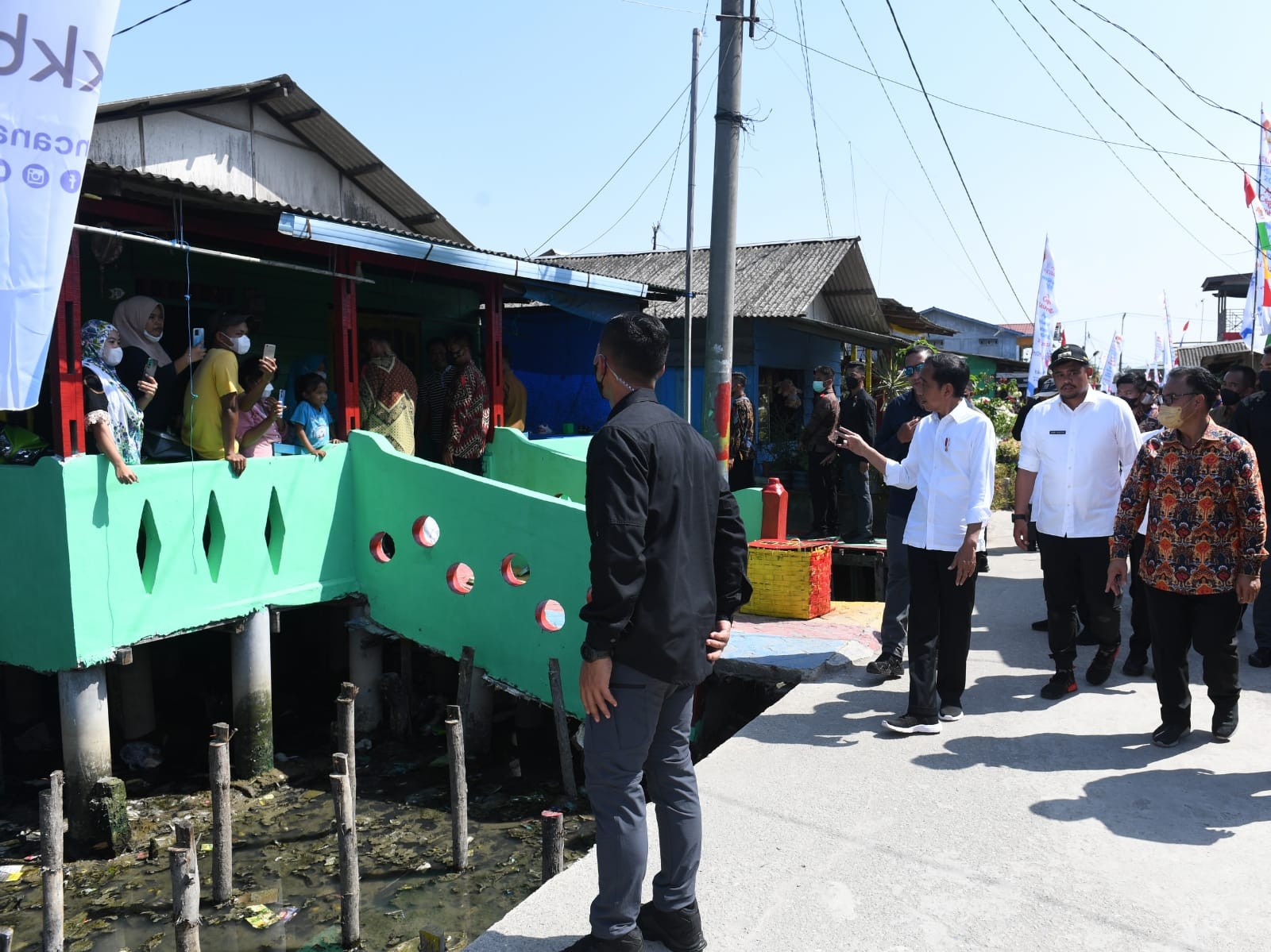 Atasi Kemiskinan Ekstrem, Jokowi Minta Kawasan Belawan Medan Ditata (FOTO: MNC Media)
