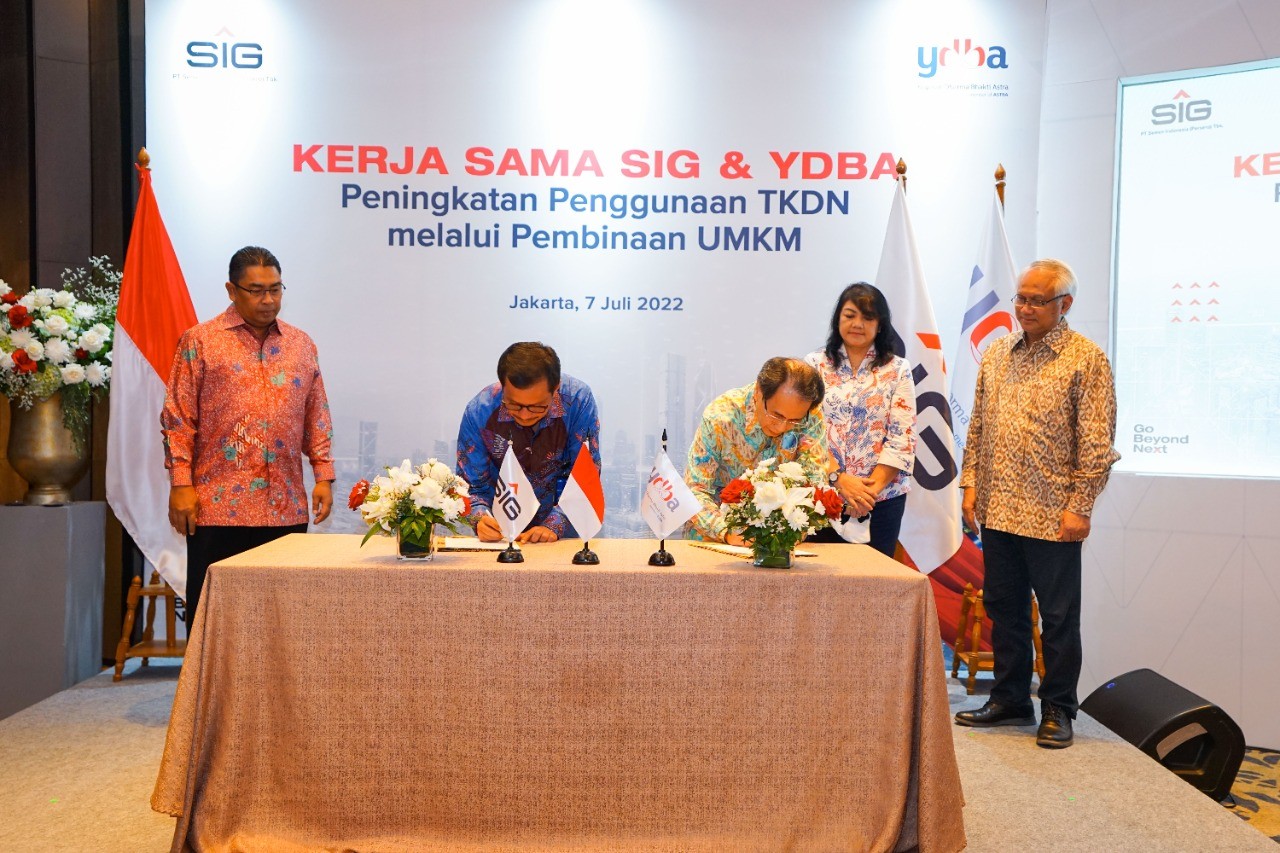 Gandeng YDBA, SIG Sinergikan Program P3DN Dan Pembinaan UMKM (foto: MNC Media)