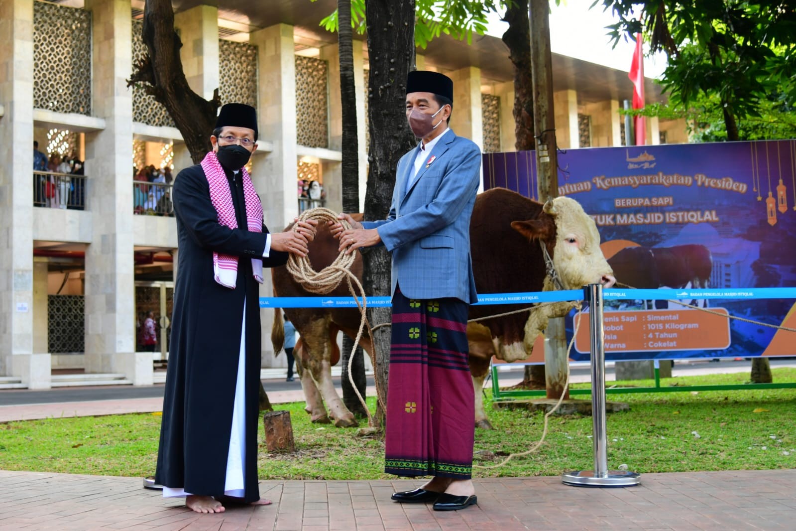 Sapi Presiden Jokowi Sehat, Imam Besar Istiqlal: Sudah Dites Berkali-kali. (Foto: Biro Pers Setpres)
