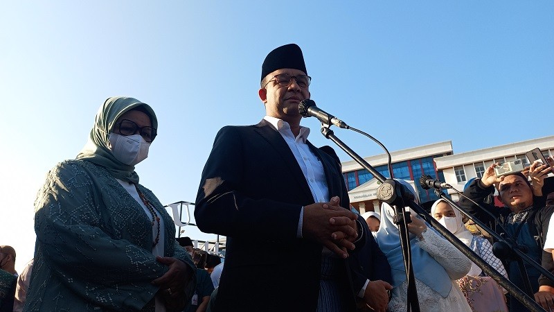 Cegah Wahab PMK, Anies Komunikasi Intensif dengan Menko Luhut. (Foto: Refi Sandi/MNC Media)