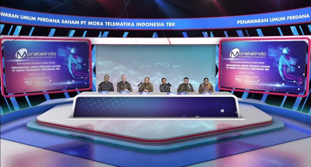 Bidik Dana Rp1,03 Triliun, Mora Telematika (MORA) Tawarkan Harga IPO Rp368-396 per Saham (FOTO:MNC Media)
