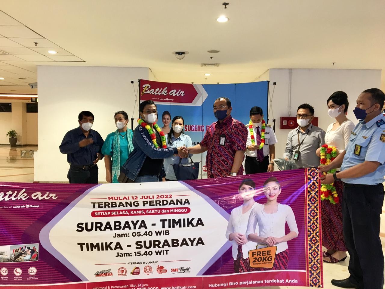 Batik Air Buka Rute Baru, Bisa Terbang Langsung dari Surabaya ke Timika