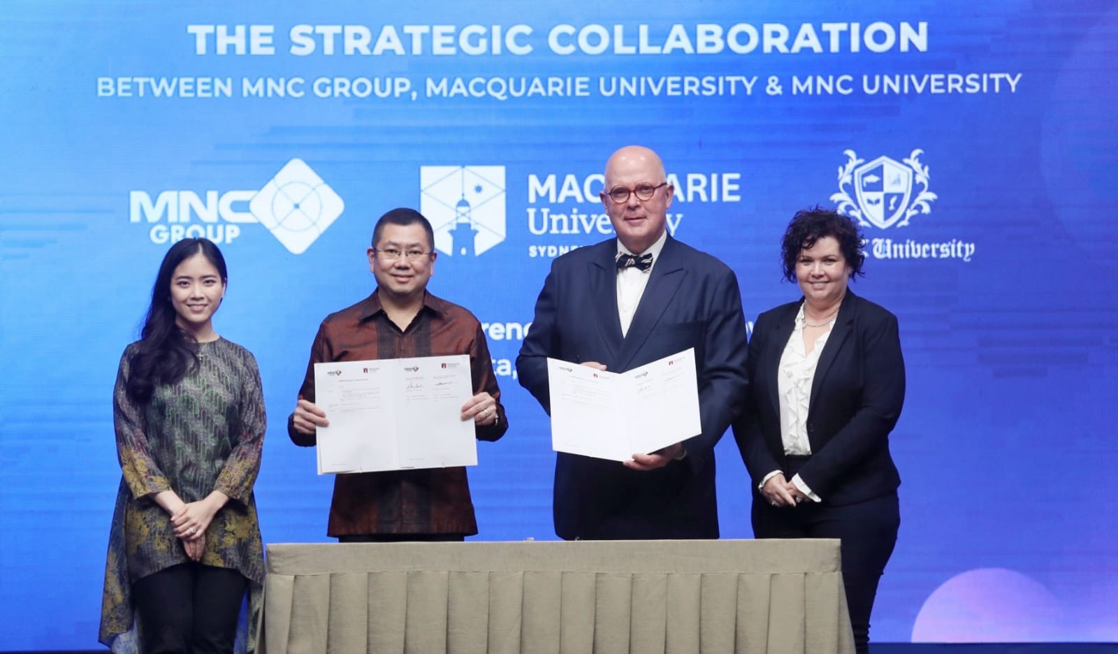 MNC Grup, MNC University, dan Macquarie University Kerja Sama Bangun Dunia Pendidikan. (Foto: MNC Media)