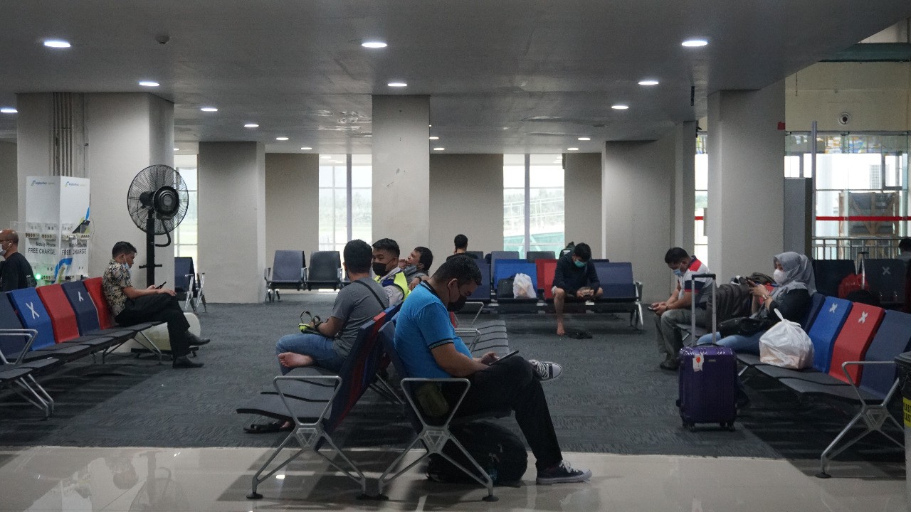 Hingga Semester I-2022, Jumlah Penumpang di Bandara Sam Ratulangi Manado Melonjak 22 Persen (FOTO:MNC Media)