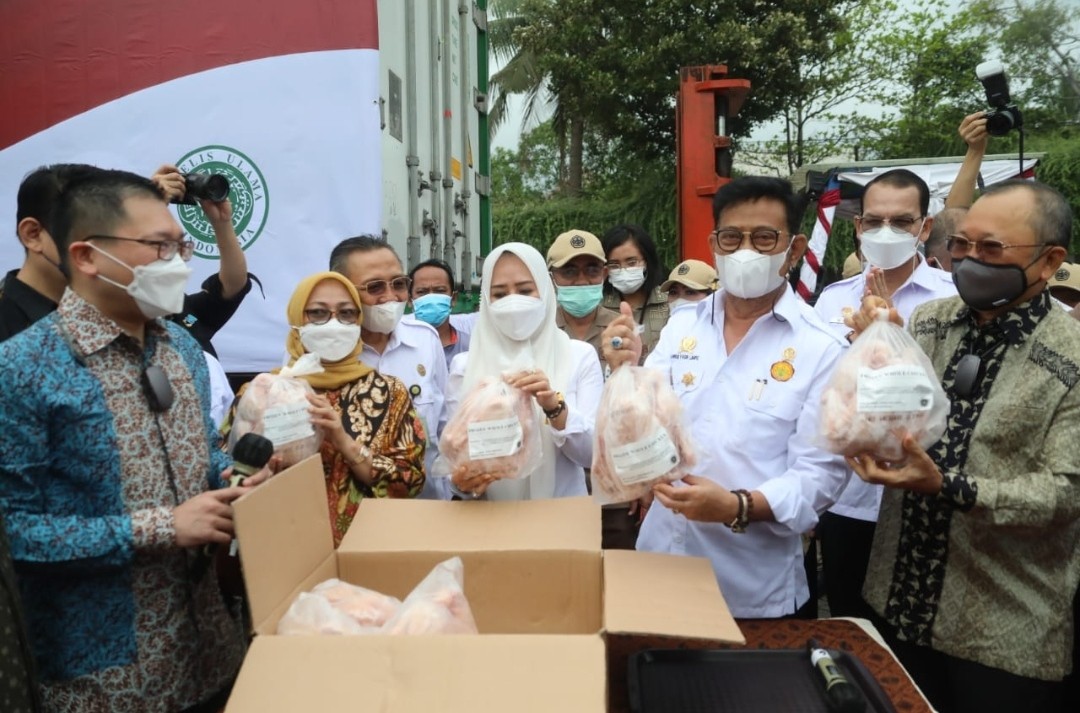 Singapura Jadi Pasar Baru Produk Unggas, Kementan Ekspor 50 Ton Daging Ayam. (Foto: MNC Media)