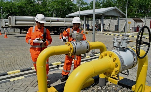 Masuk Daftar PSN, Pembangunan Pipa Gas Semarang-Batang Sudah 55 Persen (Foto: MNC Media)