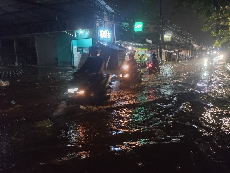Jaksel Diguyur Hujan Deras, Sebagian Kawasan Jagakarsa Tergenang Banjir (Dok.Ist)