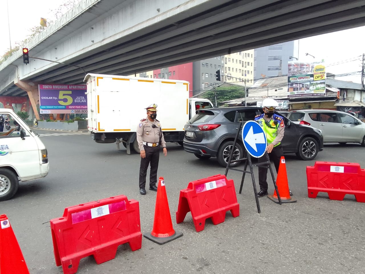 Daan Mogot Macet, Uji Coba Pengalihan Lalin Diperpanjang Seminggu