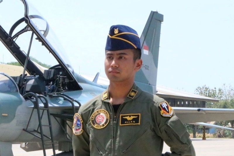 Profil Lettu Pnb Allan Safitra Indra Wahyudi, Pilot Pesawat Tempur yang Jatuh di Blora. (FOTO: MNC Media)