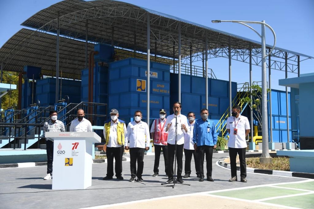 Nilai Investasi Rp159 M, SPAM Wae Mese II Labuan Bajo Diresmikan Jokowi (Dok.MNC)