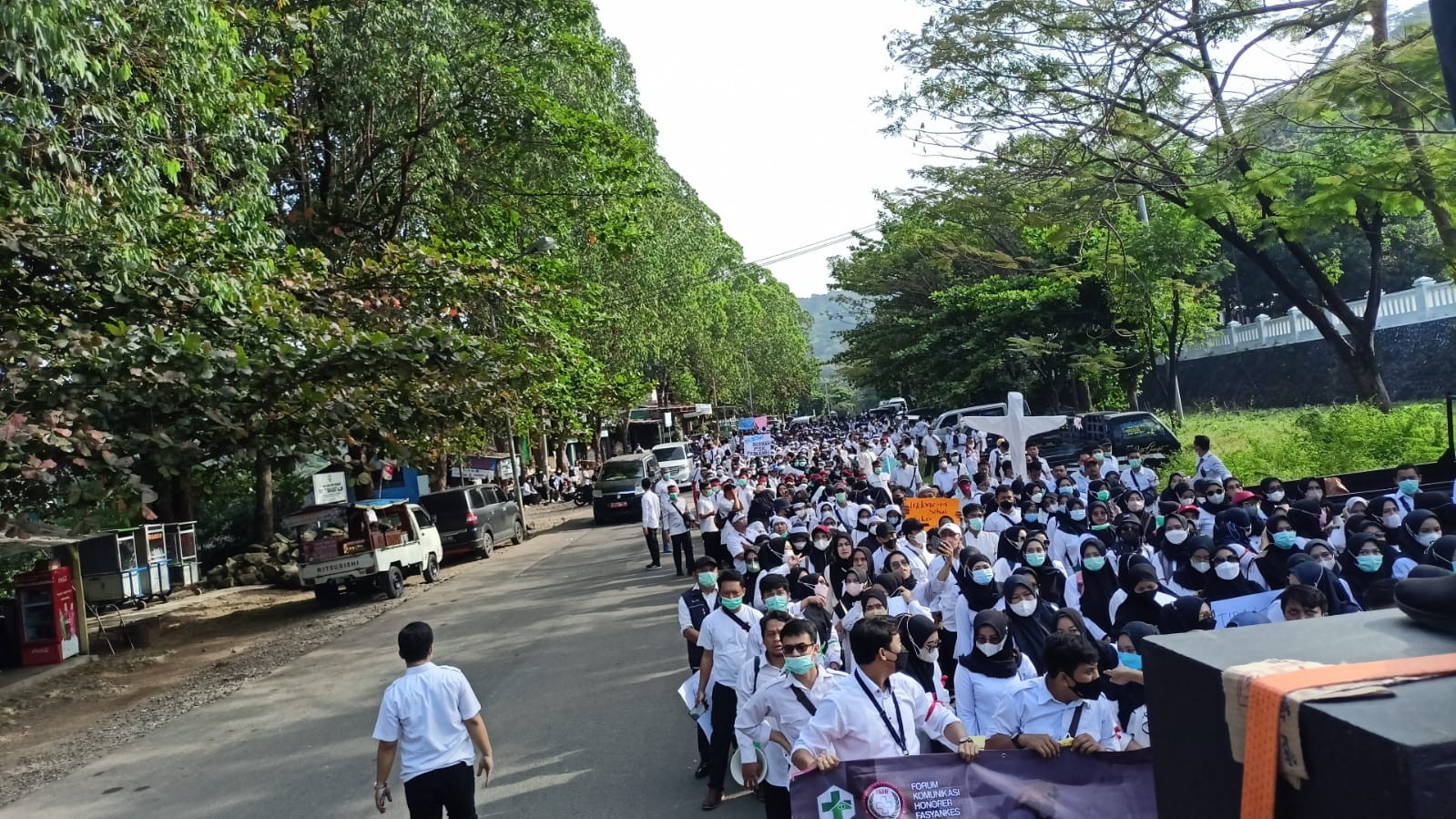 Pemerintah Bakal Hapus Tenaga Honorer, Ribuan Nakes di Sukabumi Cemas (FOTO: MNC Media)