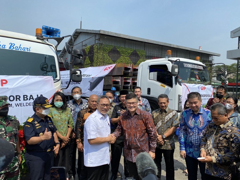 Lepas Ekspor Baja ke Selandia Baru, Gunung Raja Paksi (GRP) Catat Transaksi USD4 Juta  (Dok.MNC)