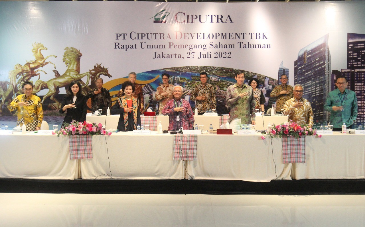 RUPST Setujui Ciputra (CTRA) Tebar Dividen Rp260 Miliar