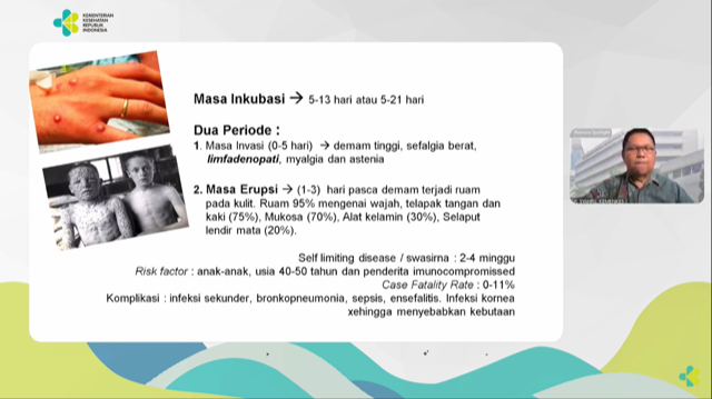 Kemenkes Sebut Ciri-cici Cacar Monyet Tak Hanya Muncul di Anus dan Alat Kelamin. (Foto: MNC Media)