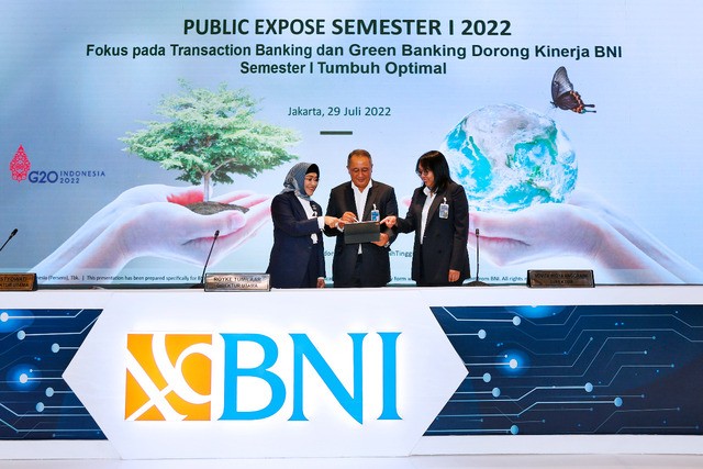 Fokus Transaction dan Green Banking Dorong Kinerja Optimal BNI di Semester I-2022 (FOTO: MNC Media)