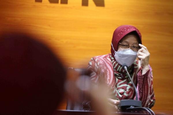 Soal Temuan Beras Dikubur di Depok, Mensos: Sudah Diganti JNE. (Foto: MNC Media)