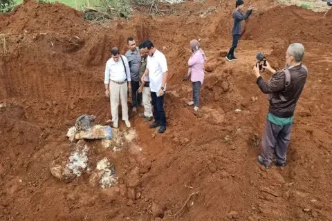 Tak Temukan Unsur Pidana, Polisi Hentikan Kasus Kuburan Beras Bansos Covid-19. Foto: MNC Media