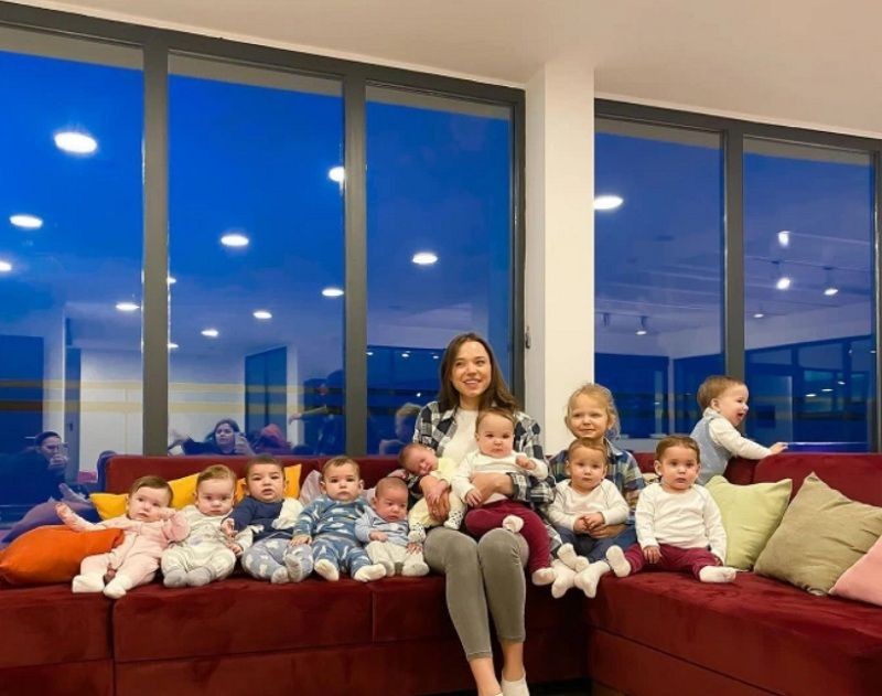 Tak Puas Punya 11 Bayi, Mama Muda Berniat Miliki 105 Anak. (Foto: MNC Media)