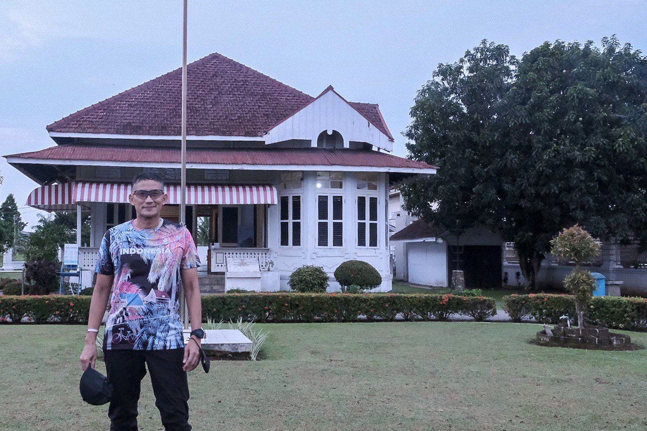 Sandiaga Salahuddin Uno mendorong pengembangan wisata berbasis sejarah di Bengkulu. 