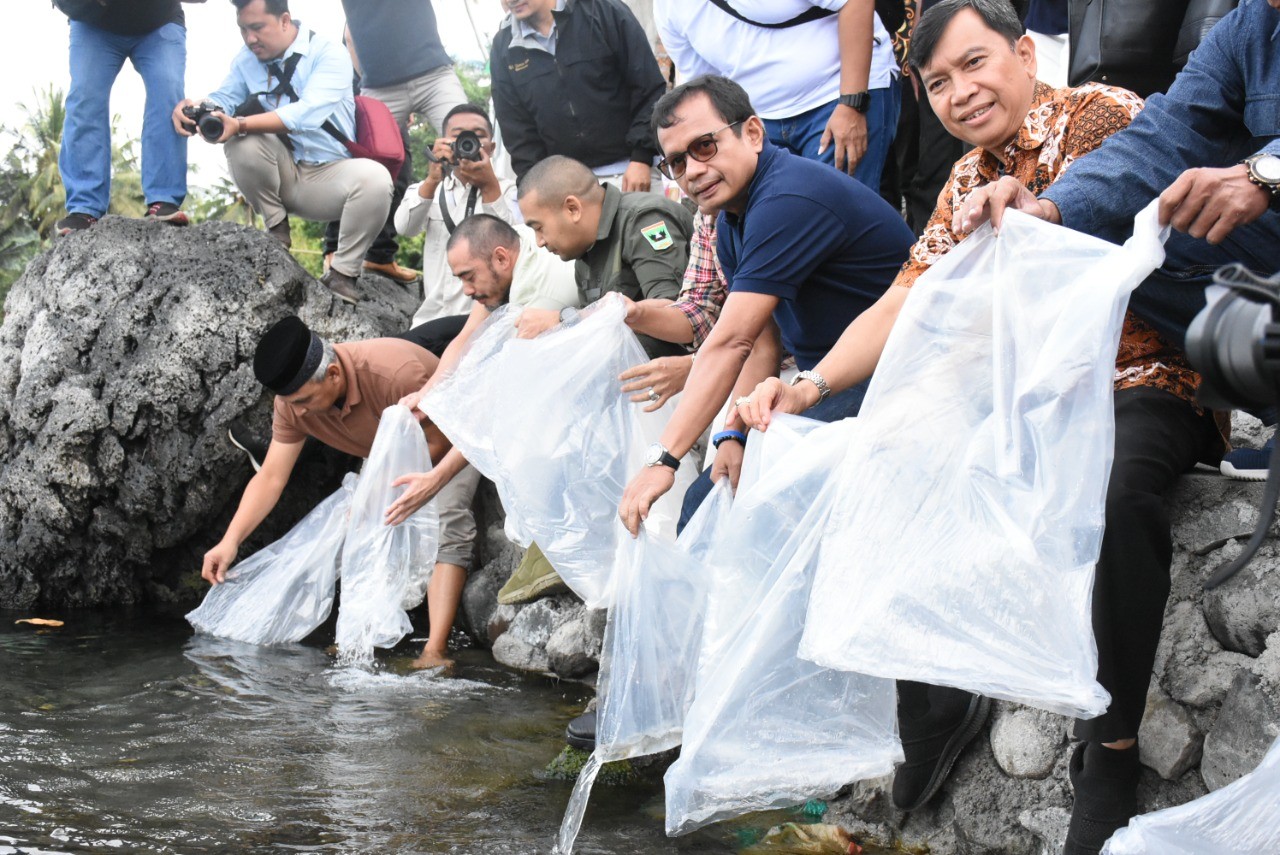 Wujud PSO BUMN, Semen Padang Dukung Konservasi di Habitat Asli Danau Singkarak (foto: MNC Media)