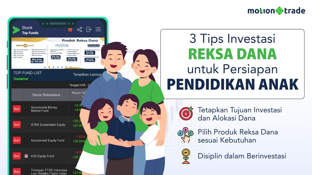 Ini Tips Investasi Reksa Dana untuk Pendidikan Anak (Foto: MNC Media)