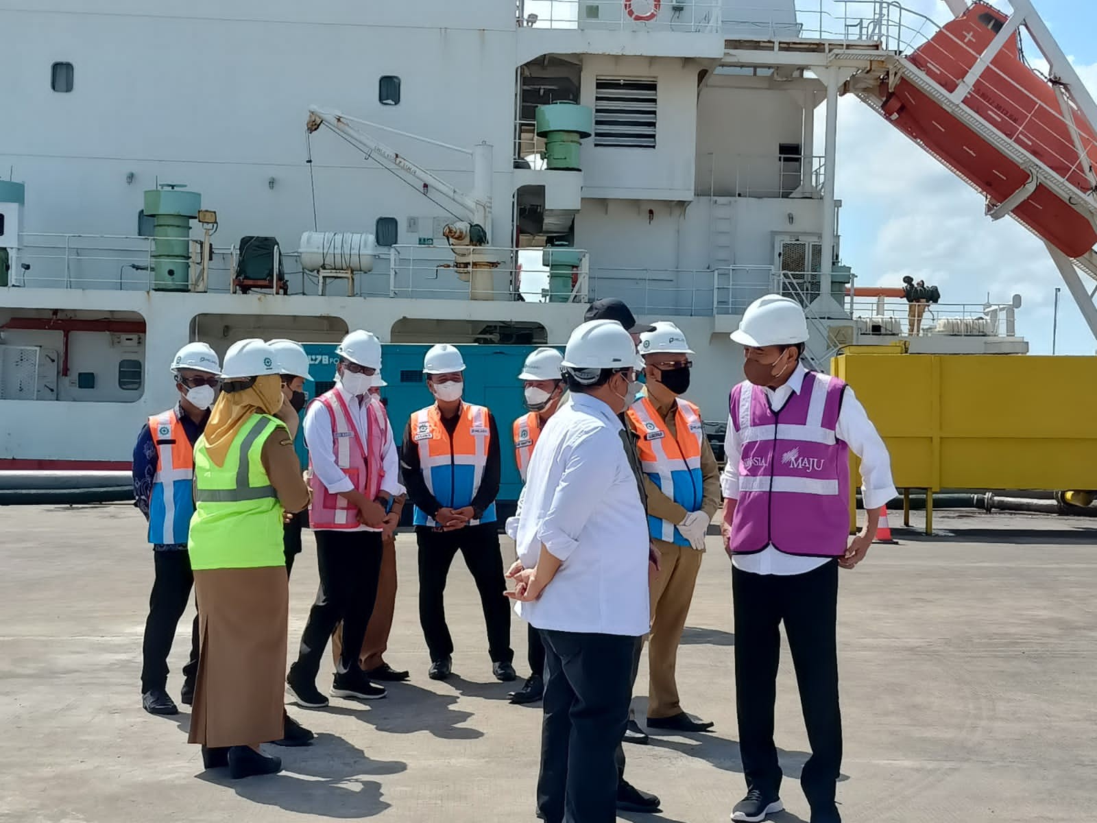 Pelabuhan Kijing Diresmikan, Jokowi Buka Pintu bagi Investor Asing  (Dok.Ist)
