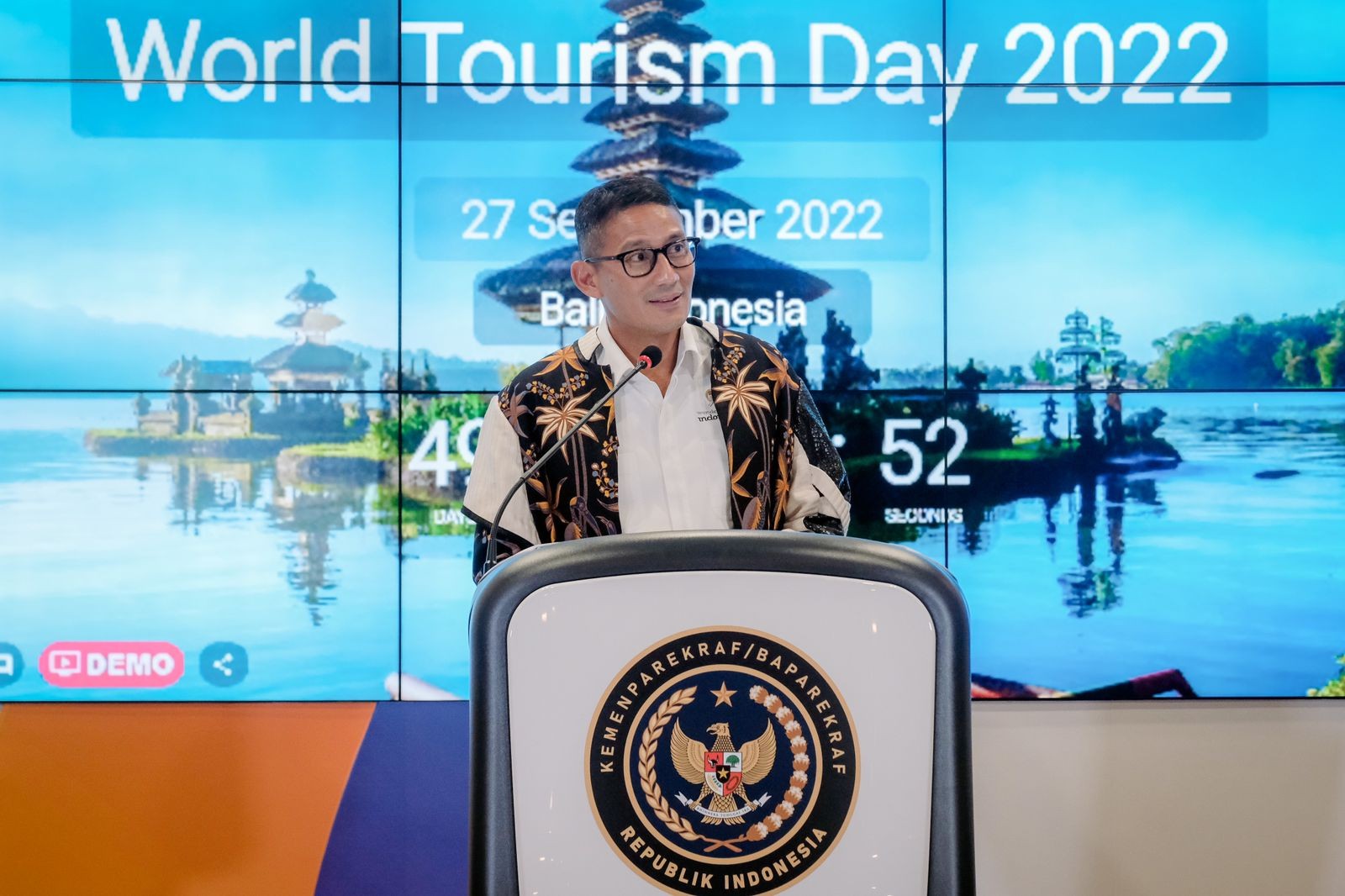 Sandiaga Uno: Bali Tuan Rumah Acara Puncak World Tourism Day 2022 (Dok.MNC)