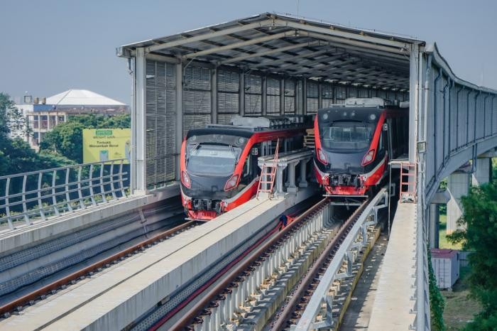 Tingkat Keselamatan LRT Jabodebek Tanpa Masinis Terjamin 100 Persen. (Foto: MNC Media).