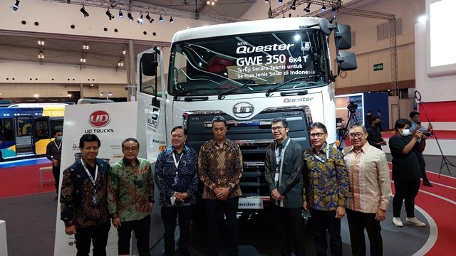 Cek Empat Produk Truks Euro 5 Terbaru di GIIAS 2022 (Foto: Dimas Choirul/ MNC Media)