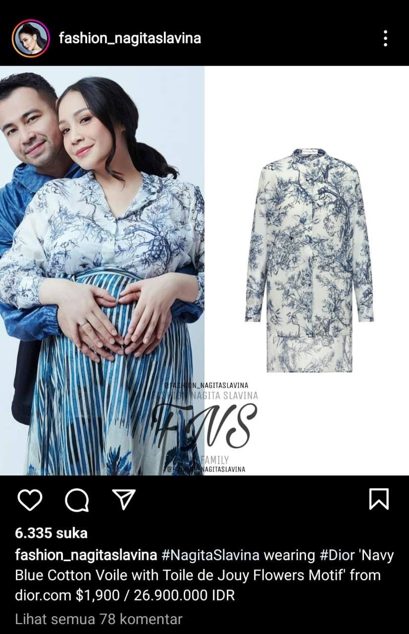 Outfit Nagita Slavina Termahal