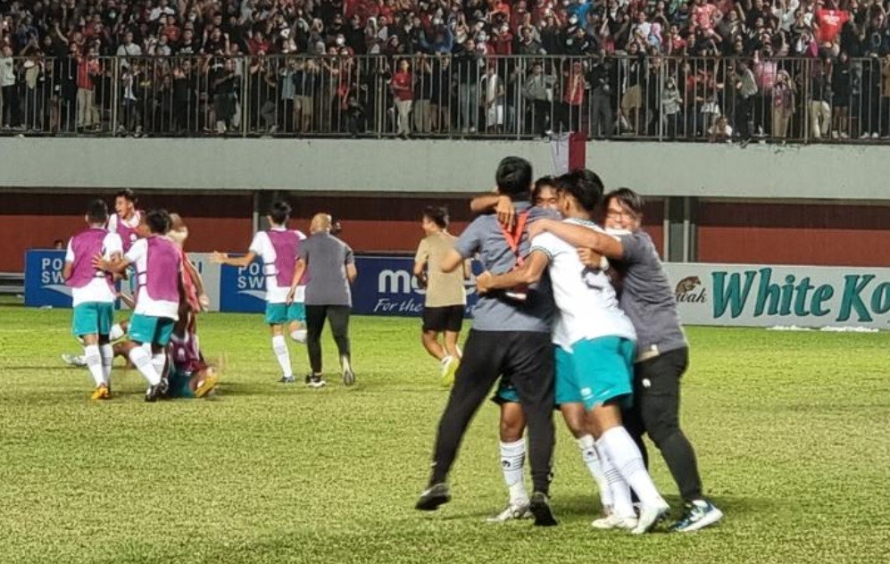 Timnas Indonesia U-16 Juara Piala AFF, Jokowi: Selamat Tim Garuda Asia( Dok.Twitter AFFPresse)