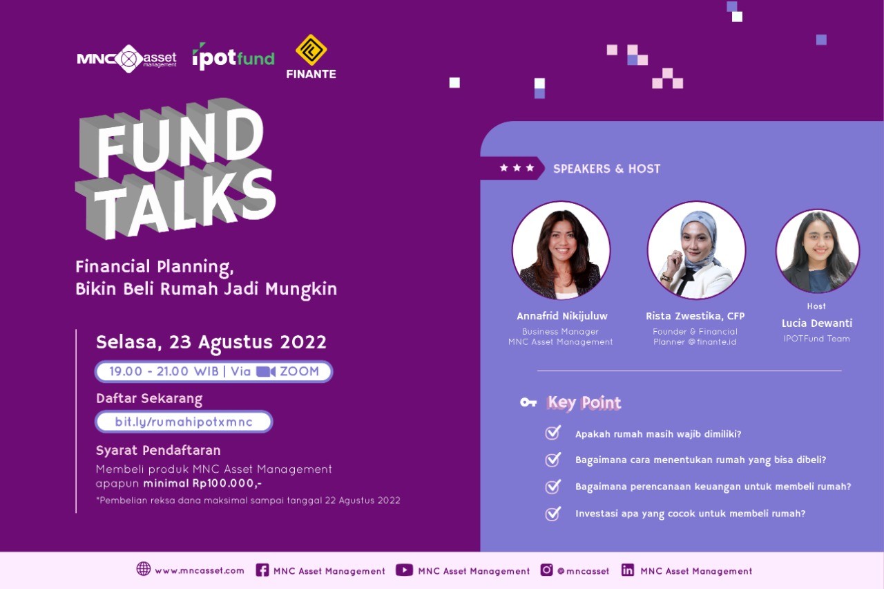 Penting Nggak Sih Punya Rumah? Ikutan Fund Talks: Financial Planning, Yuk!. Foto: MNC Media