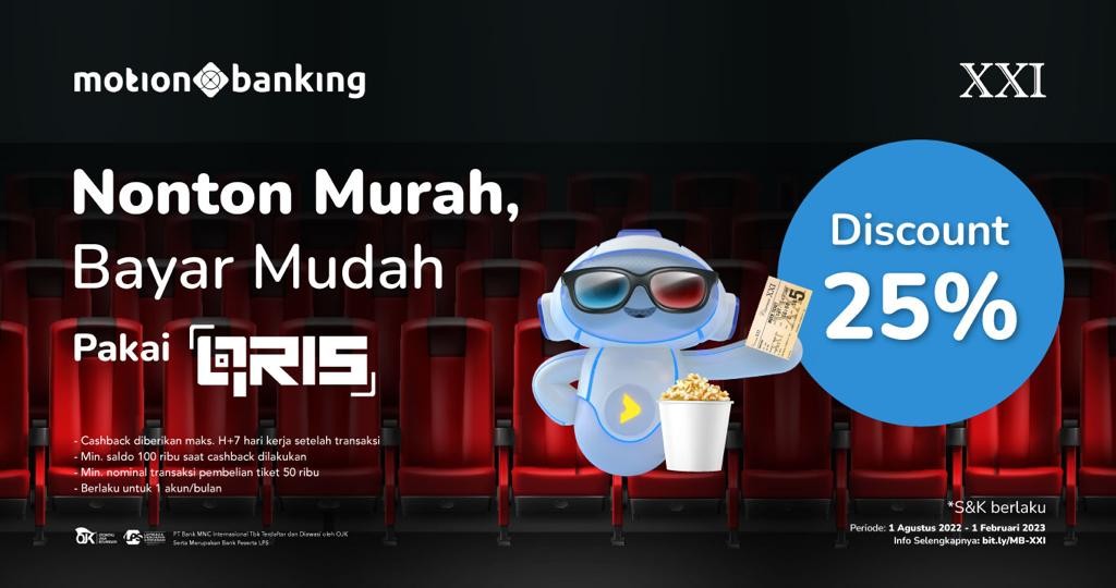 Rayakan HUT RI Bersama MotionBank dan Cinema XXI, ini Promo Menariknya. (Foto: MNC Media)