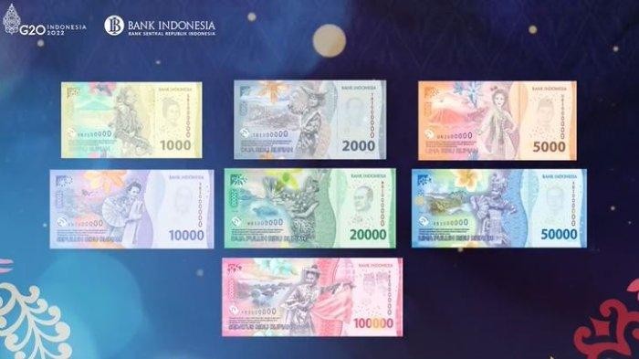 7 Penampakan Uang Kertas Tahun Emisi 2022 yang Baru Diluncurkan BI. (Foto: Tangkapan Layar YouTube Bank Indonesia)