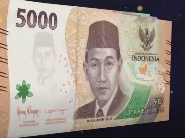 Uang Kertas Baru Pecahan Rp5.000