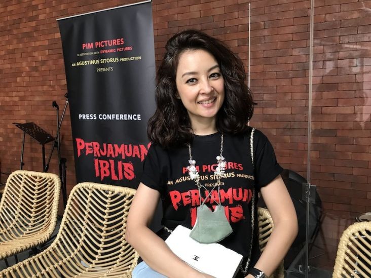 Aktris Putri Patricia kembali ke layar lebar setelah vakum berakting sepuluh tahun. Foto: MNC Media.