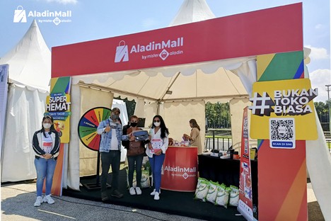 AladinMall by Mister Aladin di HUT Ke-33 RCTI, Ada Diskon up to 74 persen  (FOTO: MNC Media)