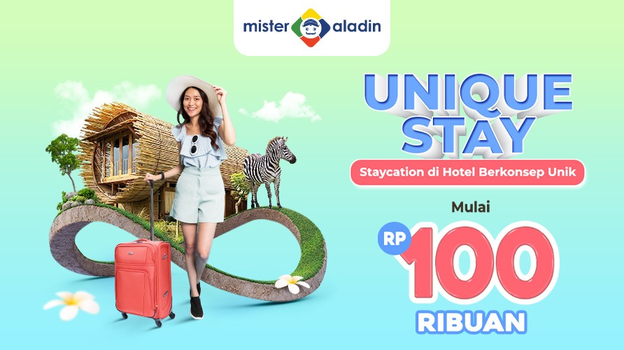 Promo Hotel Unik Mulai dari Rp100 Ribu di Mister Aladin, Cocok Buat Staycation! (foto: MNC Media)