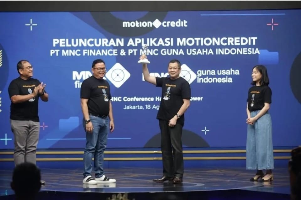 PT MNC Guna Usaha Indonesia (MNC Leasing) dan PT MNC Finance (MNC Finance) memperkuat ekosistem digitalnya dengan meluncurkan MotionCredit.